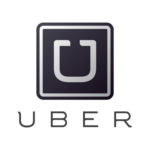 White Uber Logo