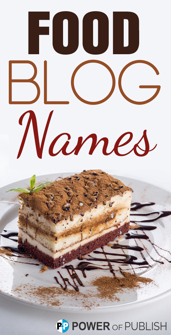 food naming for blogs
