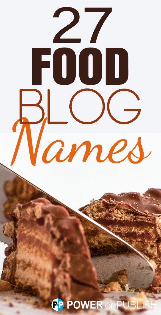 names for food blog