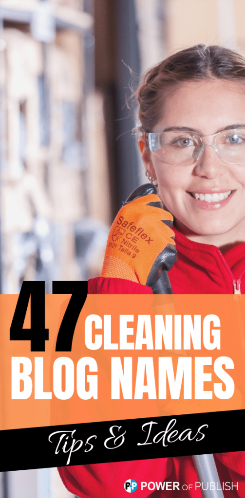 cleaning blogging names